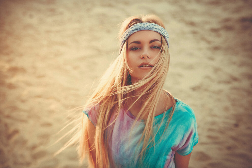 chica hippie